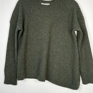 Vince Dark Green Wool Sweater Size S #0036